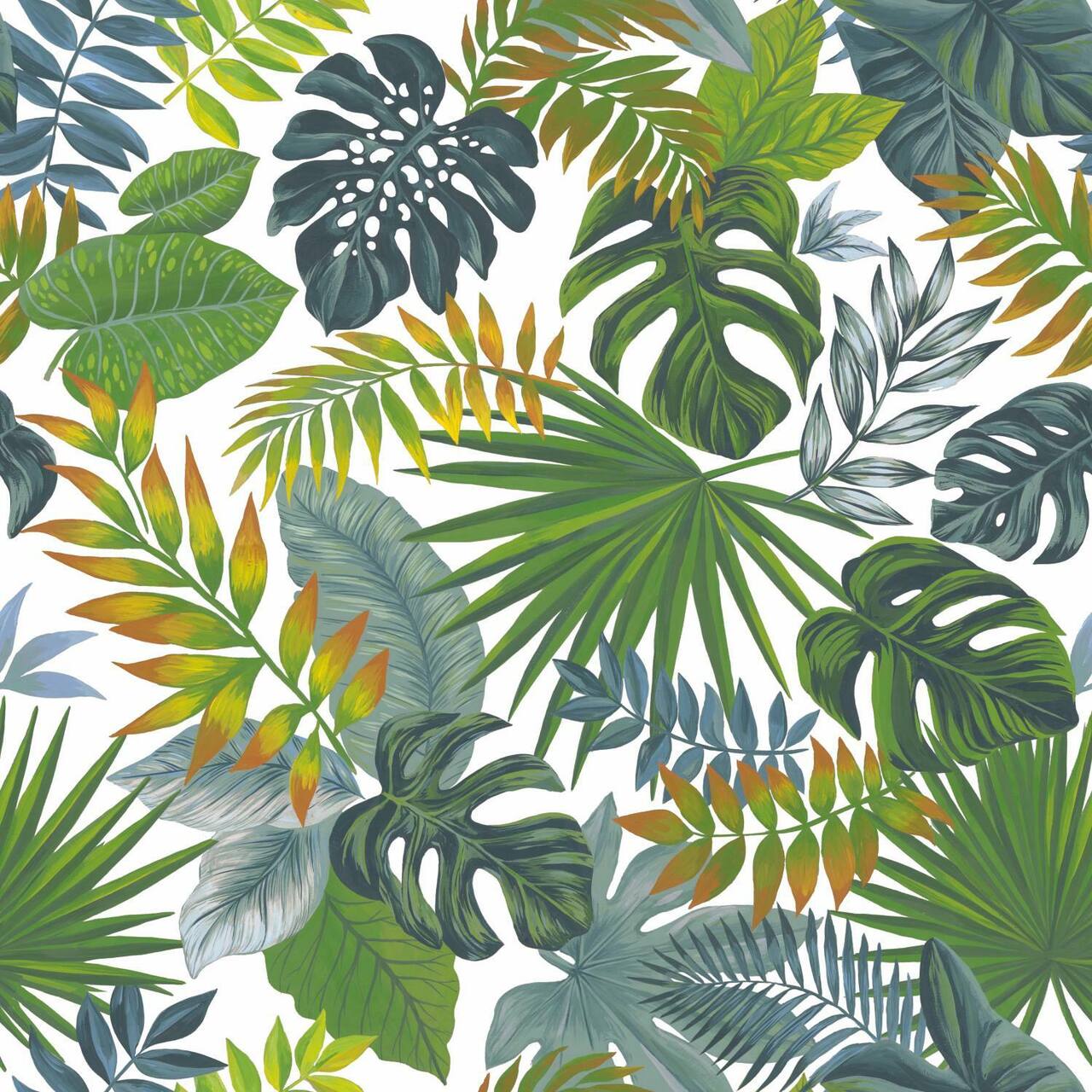 RoomMates Palm Frond Toss Peel & Stick Wallpaper